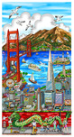 Charles Fazzino Art Charles Fazzino Art High Over San Francisco (DX)